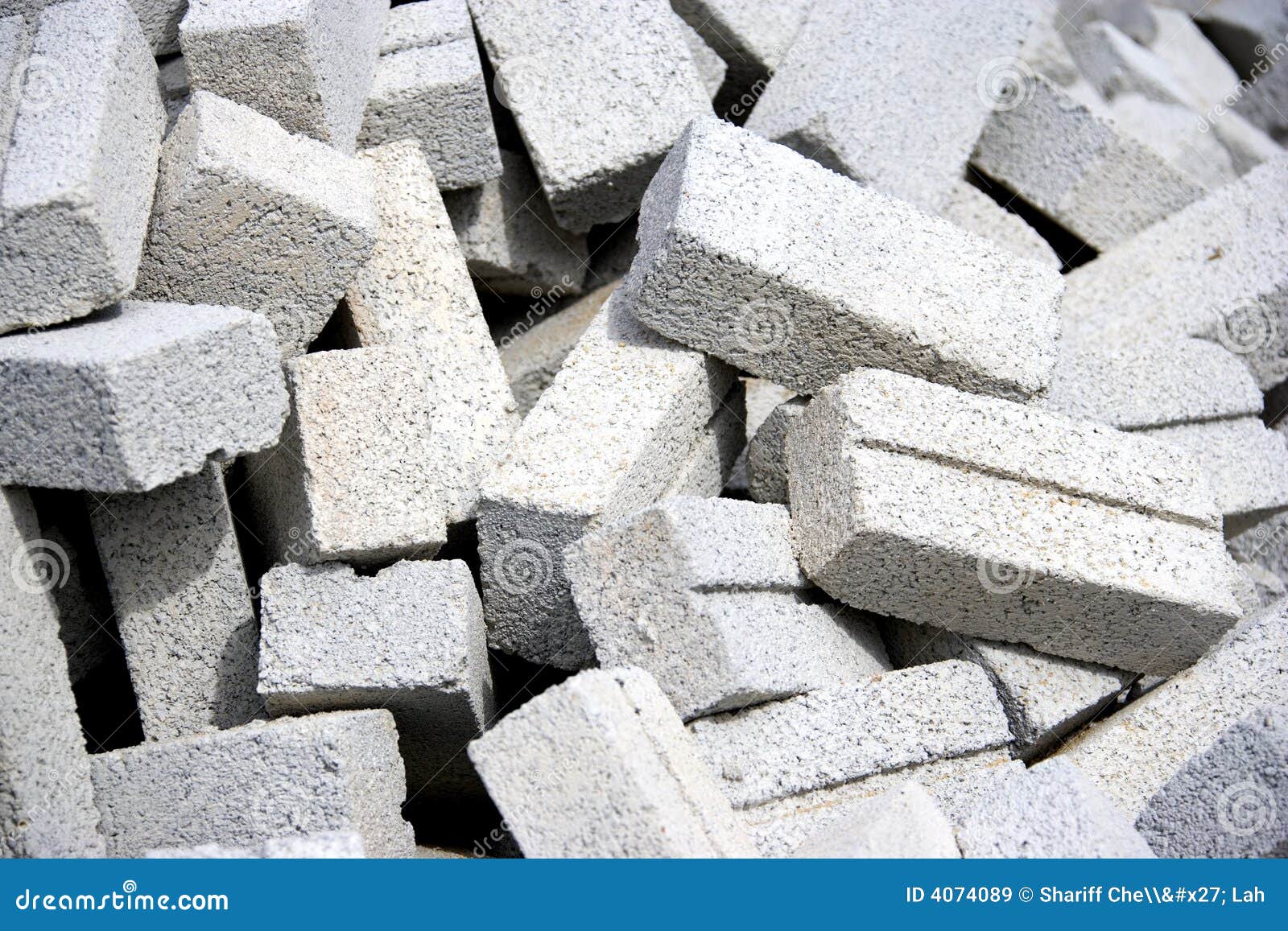 Cement Bricks stock image. Image of brick, background - 4074089