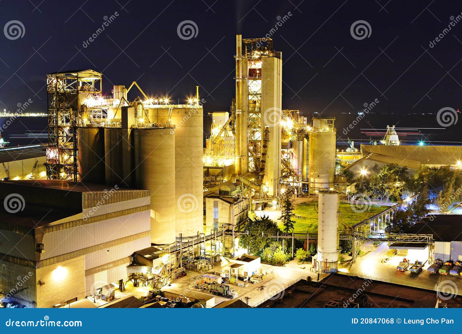 Cement factory stock photo. Image of grey, environment - 20847068