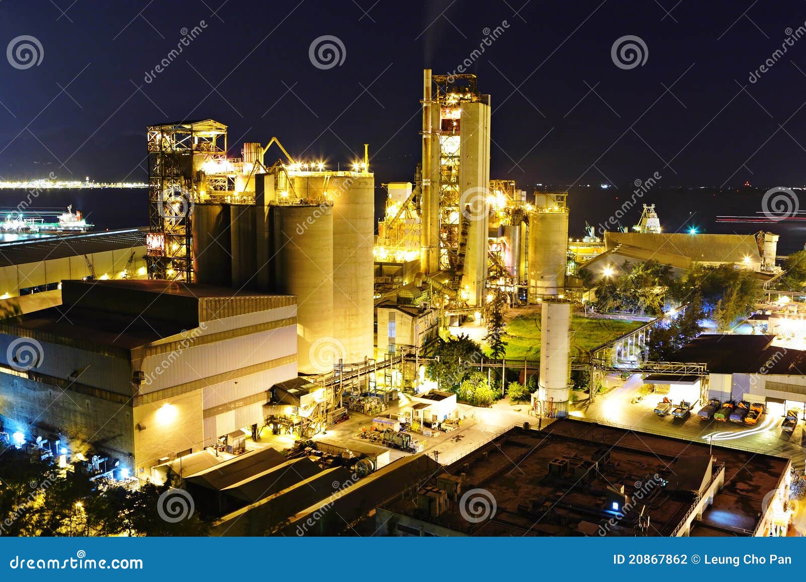 Cement factory stock photo. Image of machine, construction - 20867862