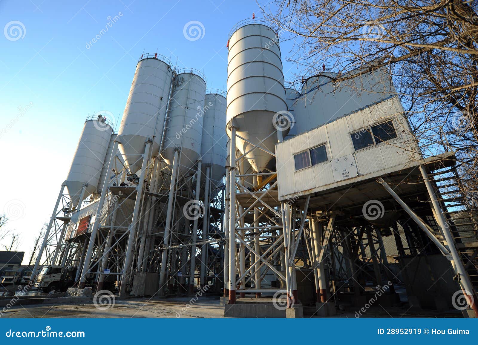 Cement Factory stock image. Image of fossil, petrochemical - 28952919