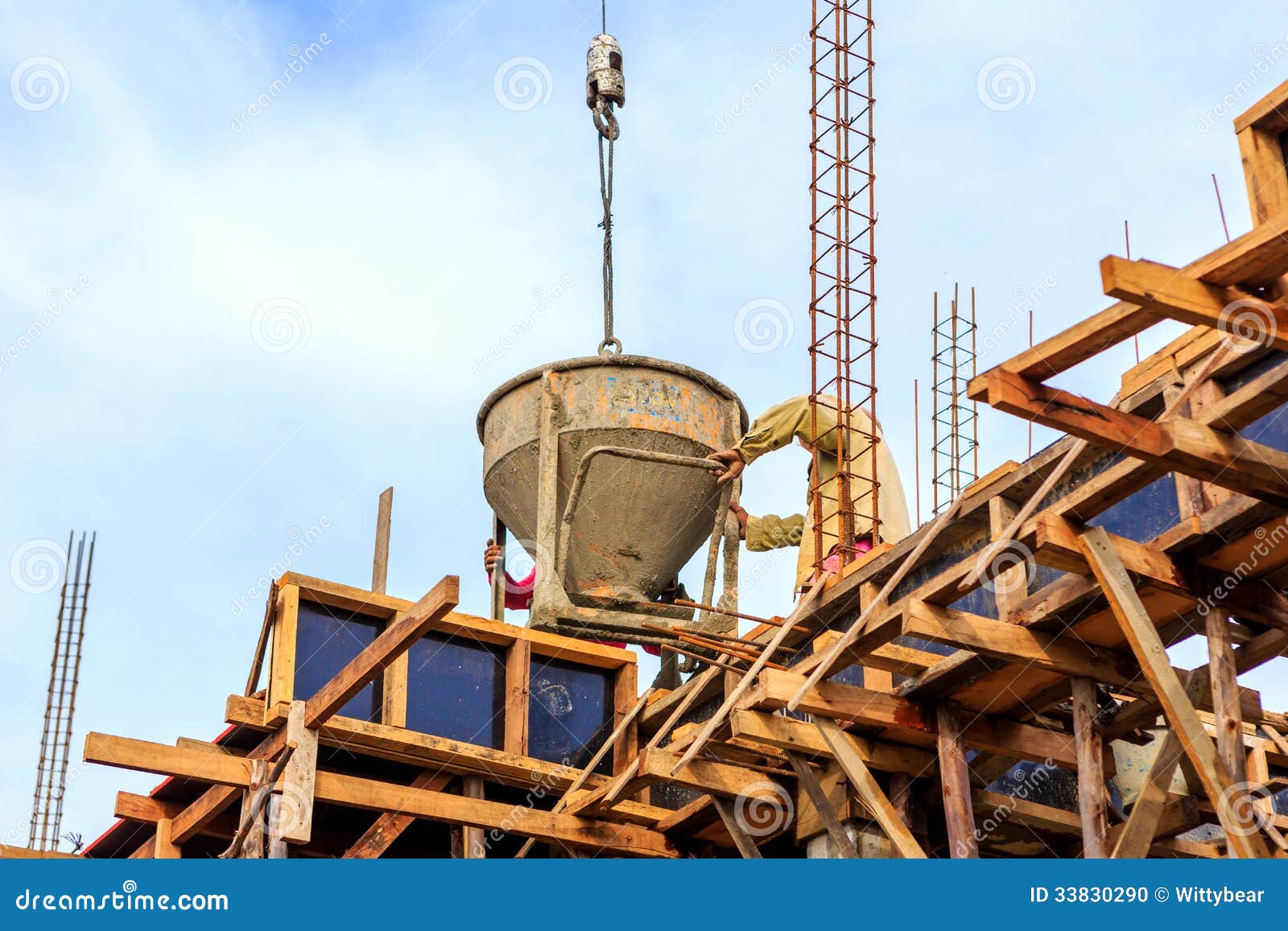 Cement for home builder stock photo. Image of site, road - 33830290