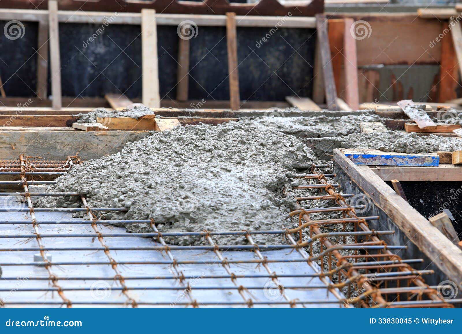 Cement for home builder stock image. Image of mixer, street - 33830045