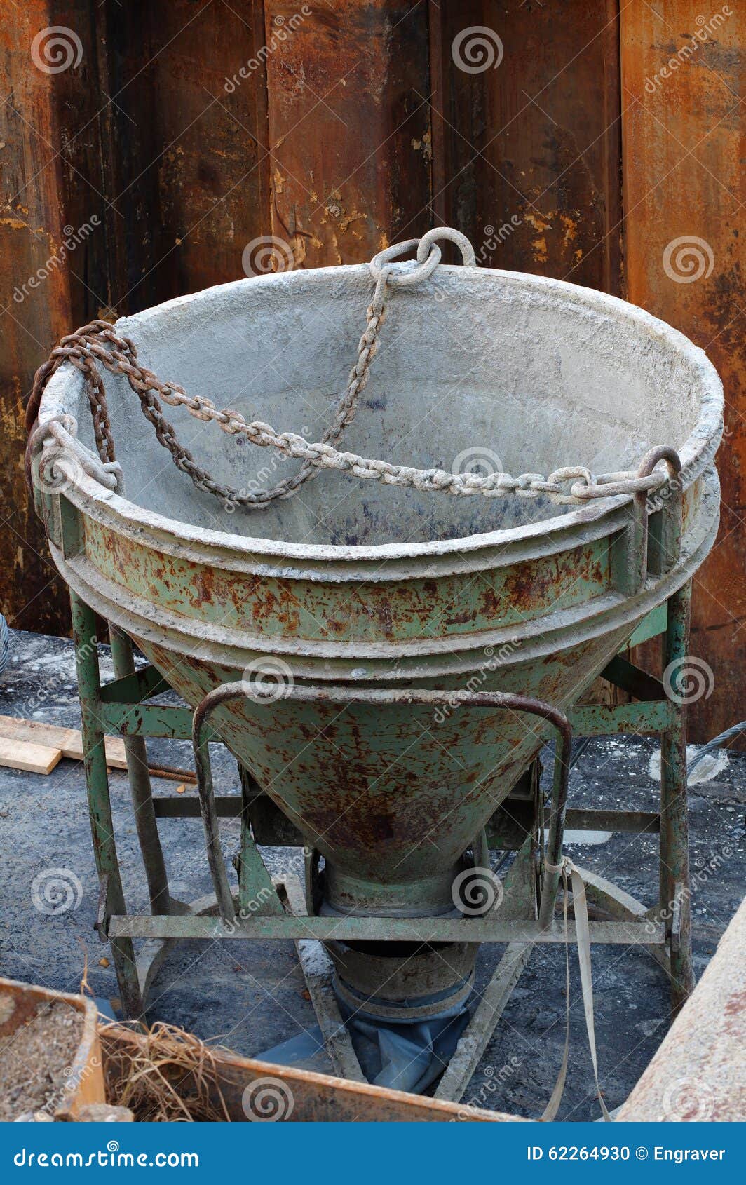 Cement hopper stock photo. Image of machinery, bucket 62264930