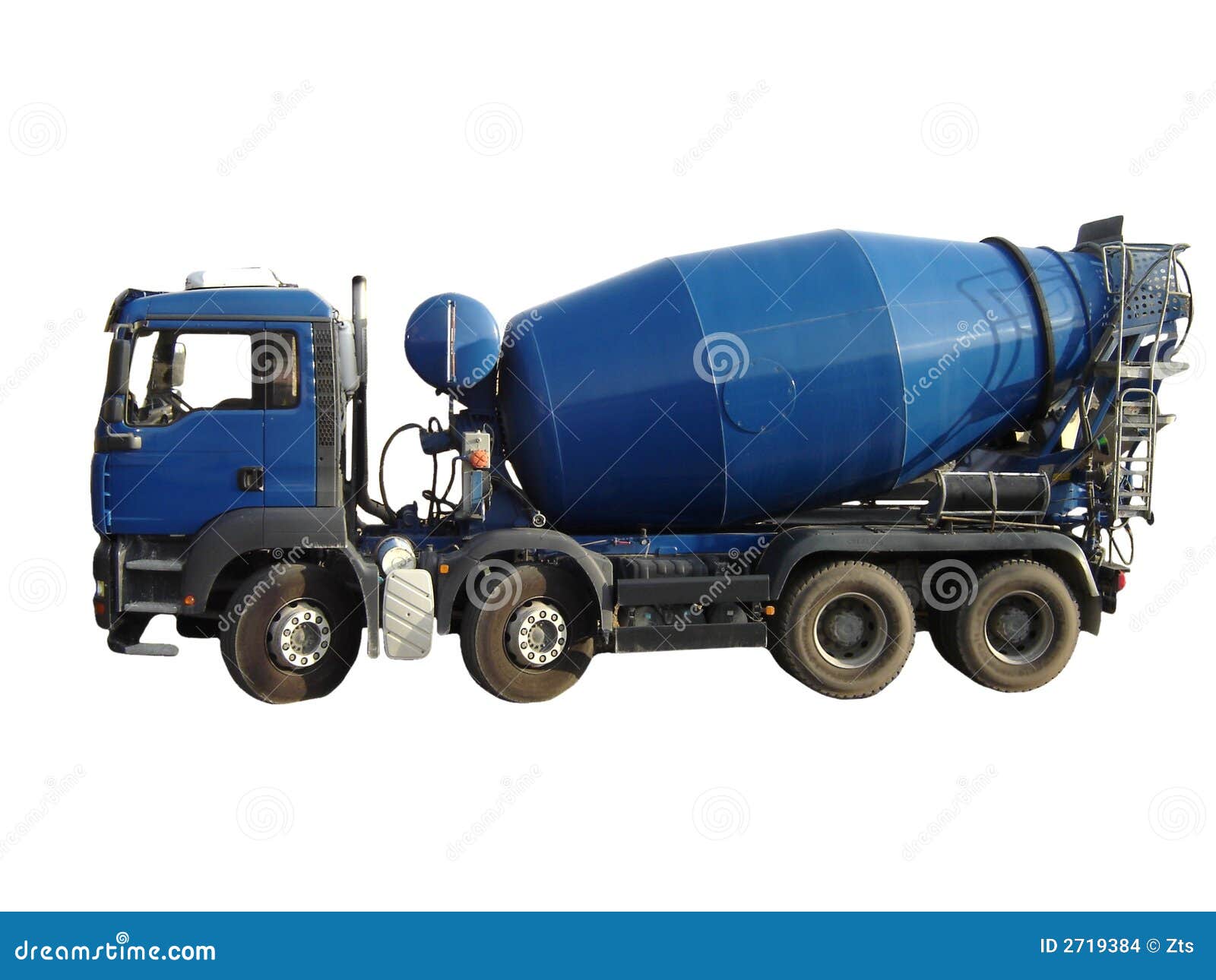 Cement Mixer Truck stock photo. Image of deliver, duty 2719384