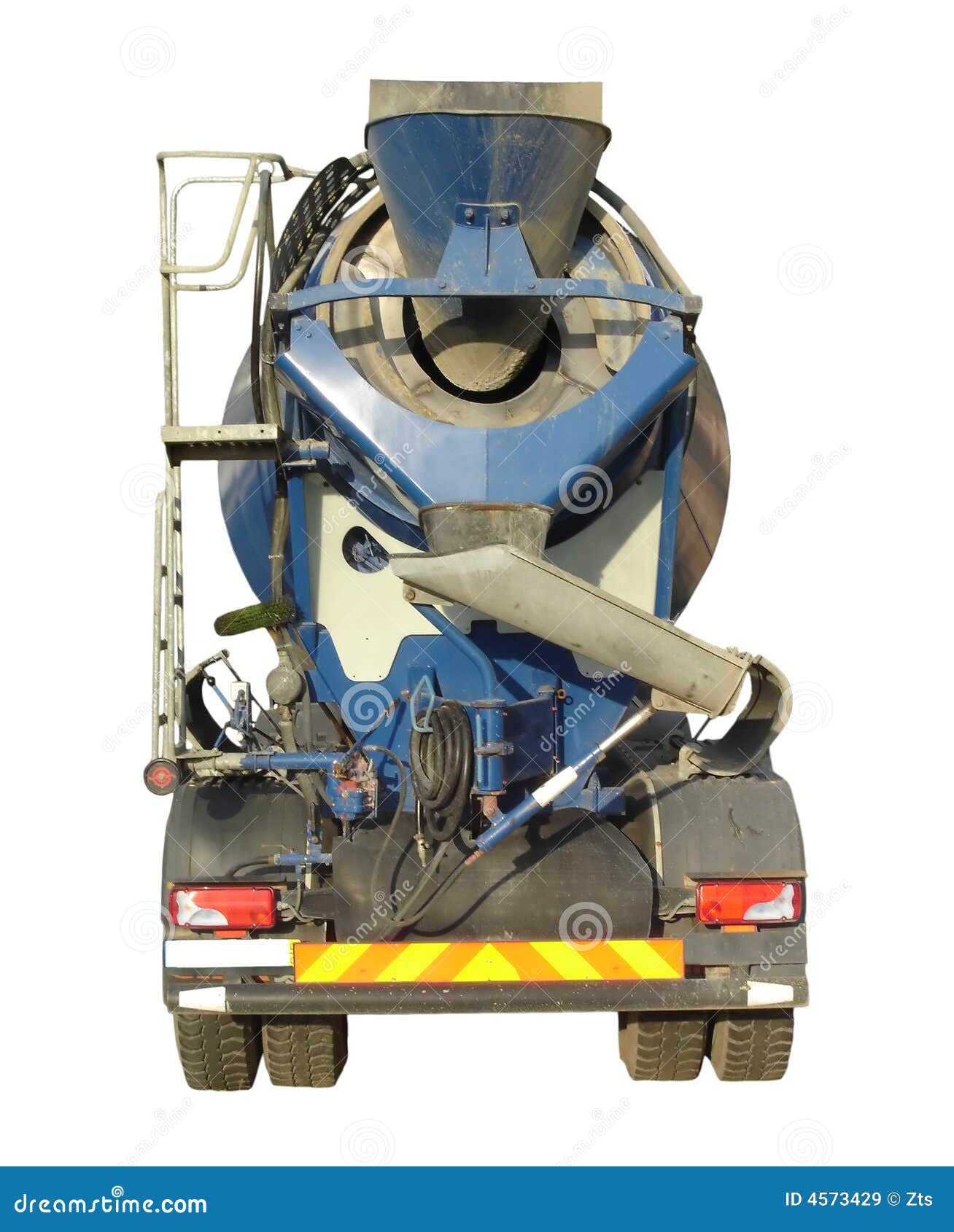 Cement Mixer Truck stock image. Image of deliver, parked - 4573429