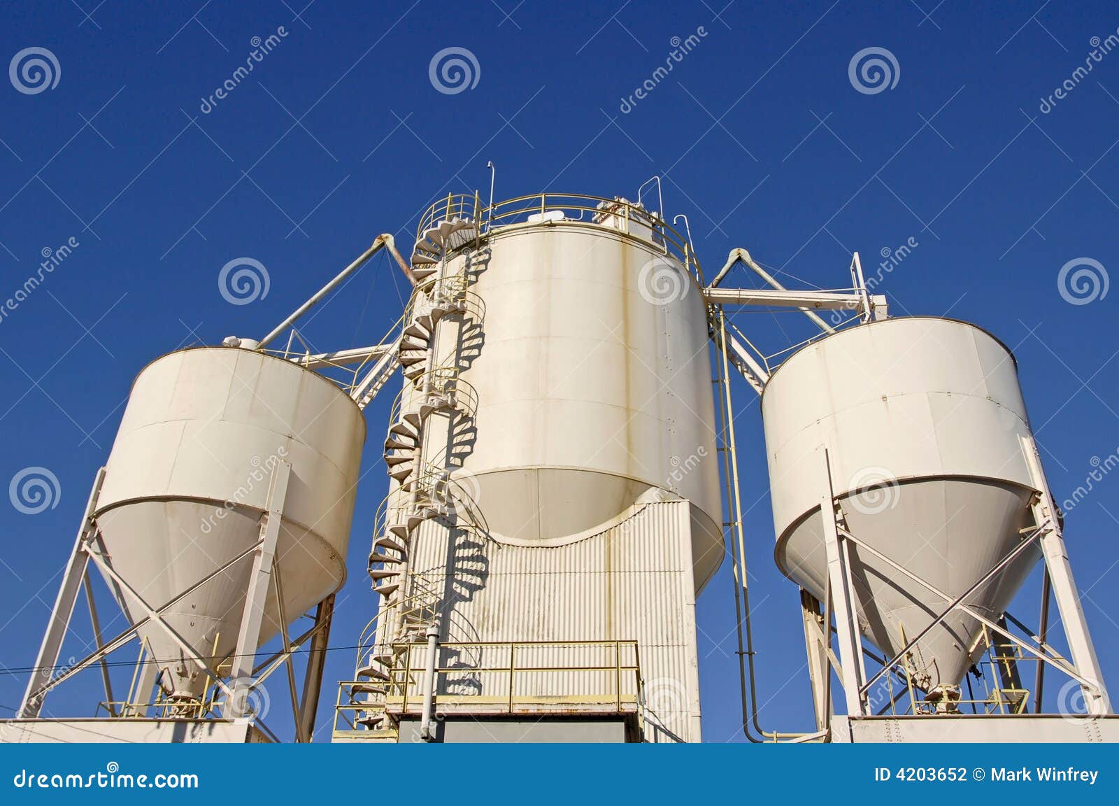 Cement Plant stock photo. Image of manufacture, site, pipework - 4203652