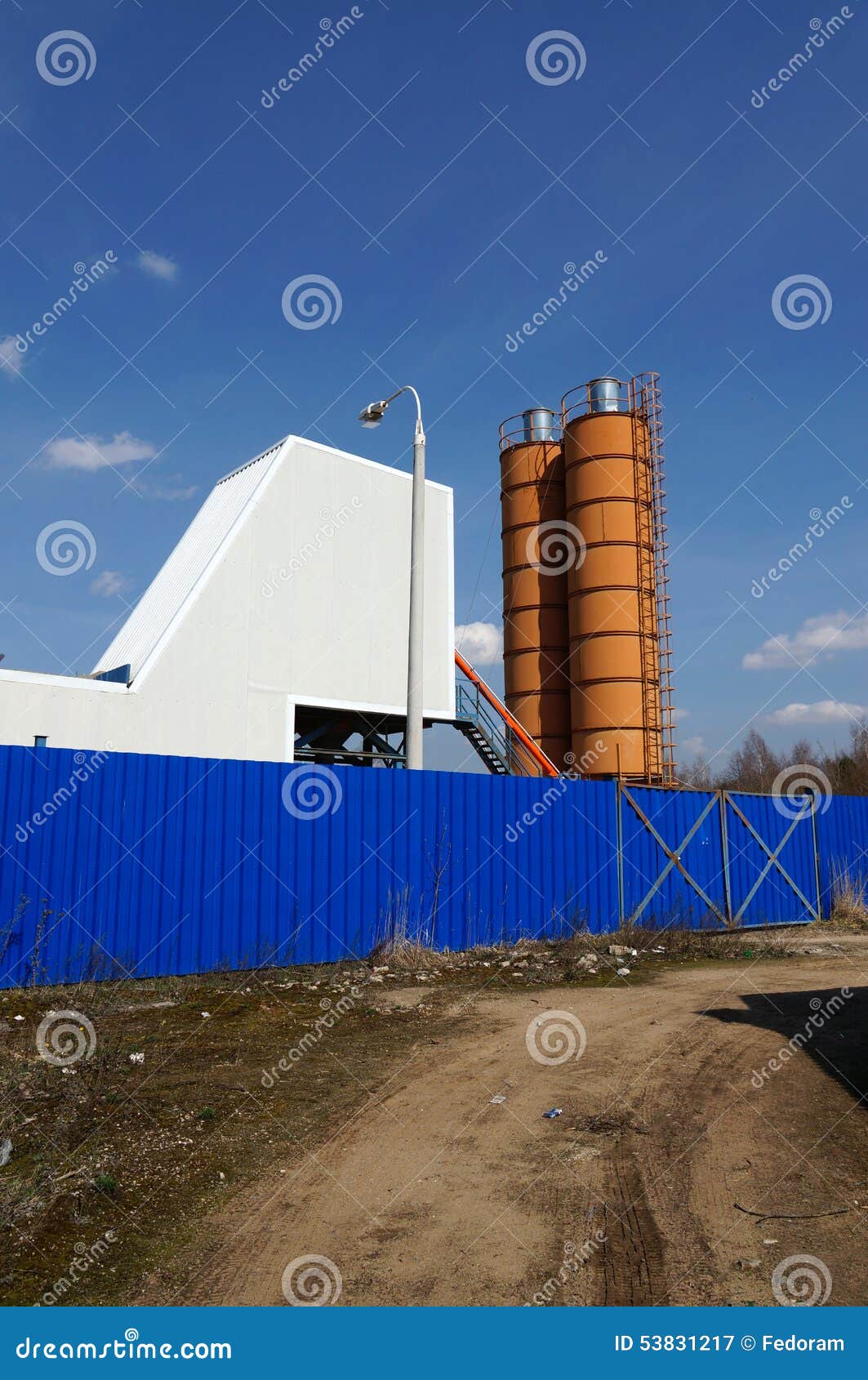 Cement plant stock image. Image of cement, work, sand - 53831217