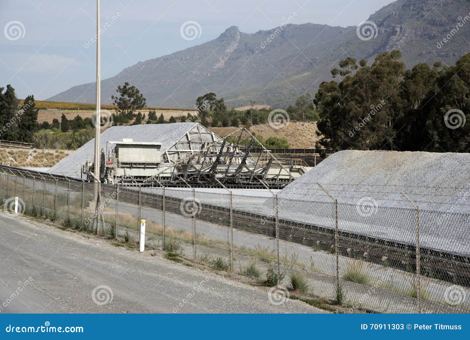 Cement Production Work South Africa Stock Image - Image of belt