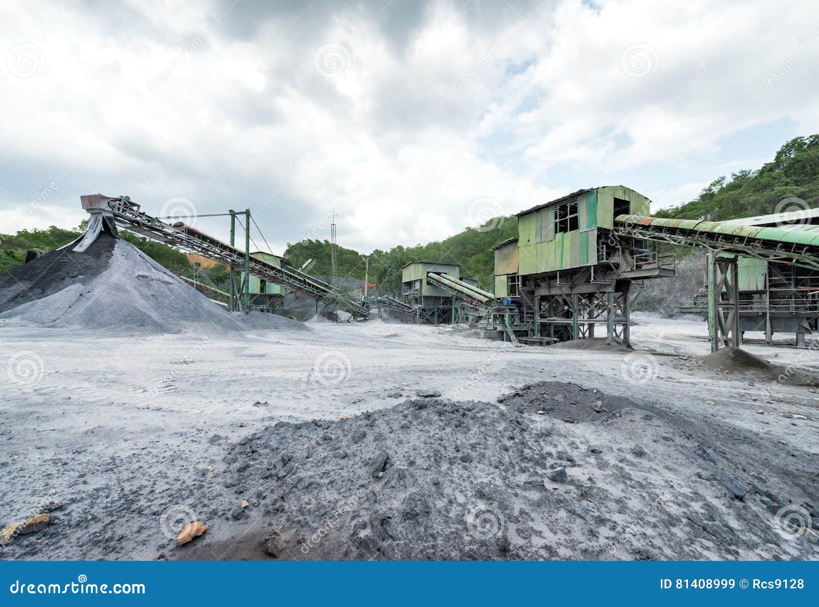 Cement quarry stock image. Image of cement, gravel, bundle - 81408999