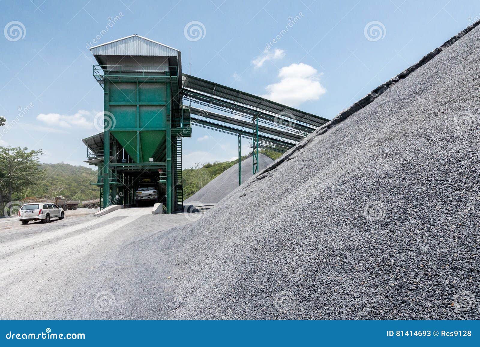 Cement quarry editorial stock photo. Image of desalination - 81414693