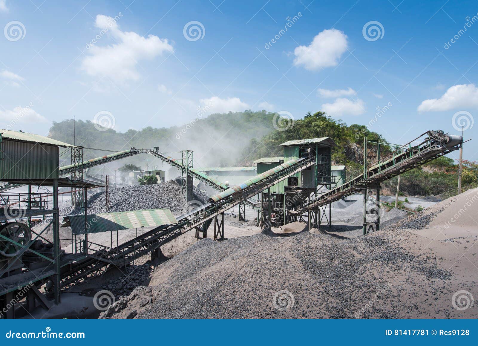 Cement quarry stock image. Image of earth, factory, gray 81417781