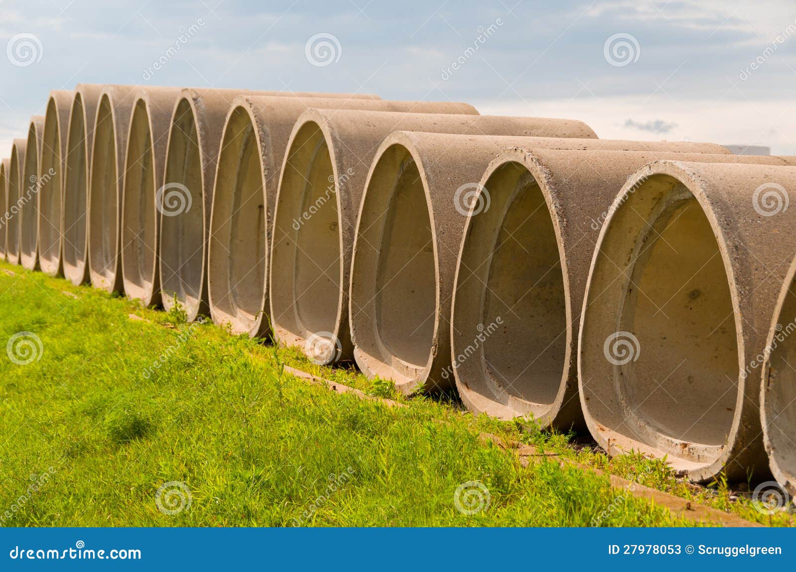Cement Tubes stock image. Image of tube, tubes, pipes 27978053