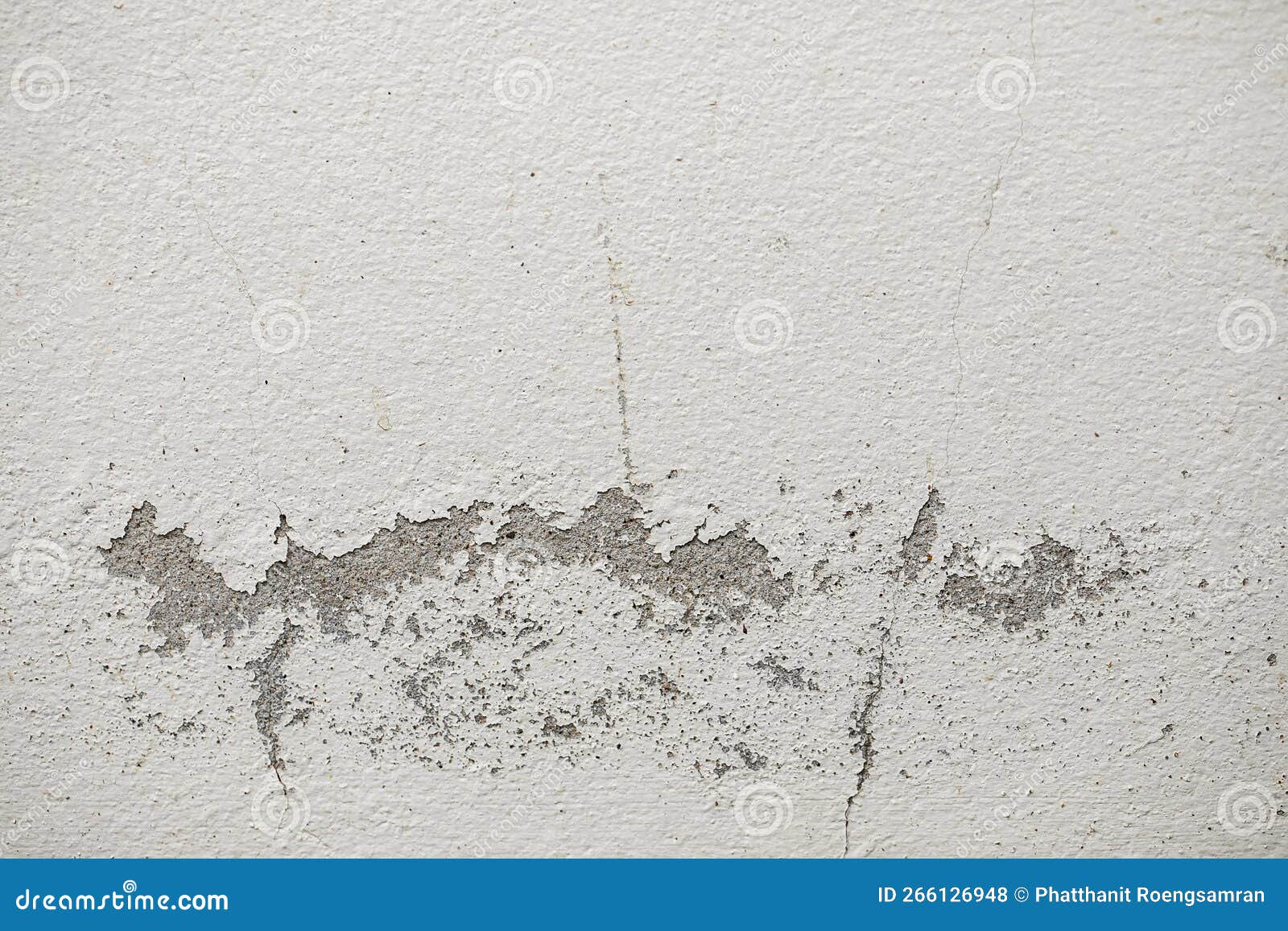 The cement wall is damaged stock photo. Image of background 266126948