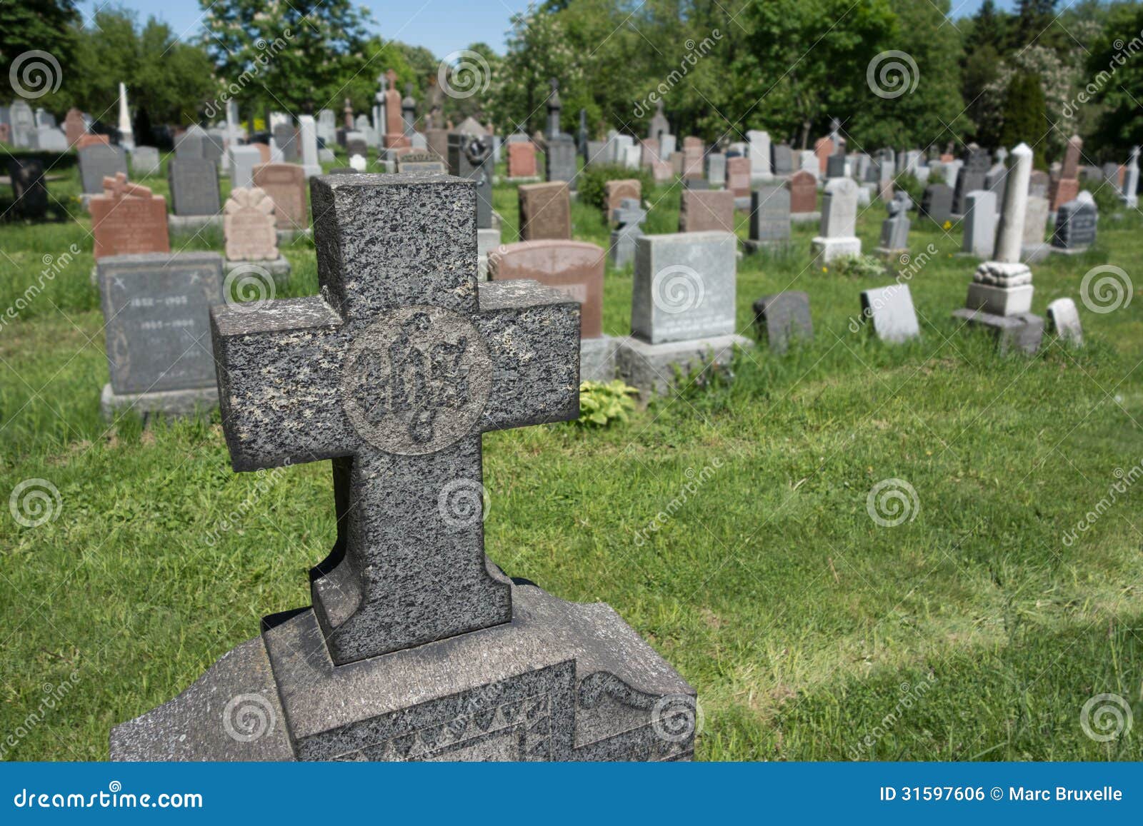 Cemetary stone cross stock photo. Image of grey, cemetery - 31597606