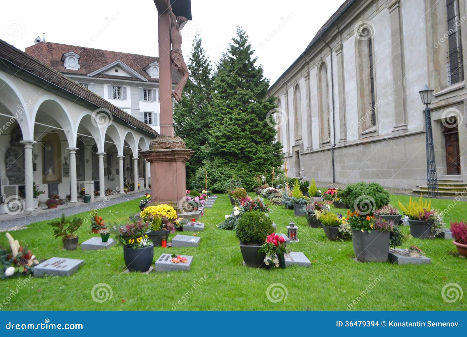 Cemetery in the Center of Lucerne Stock Photo Image of grave, lucerne