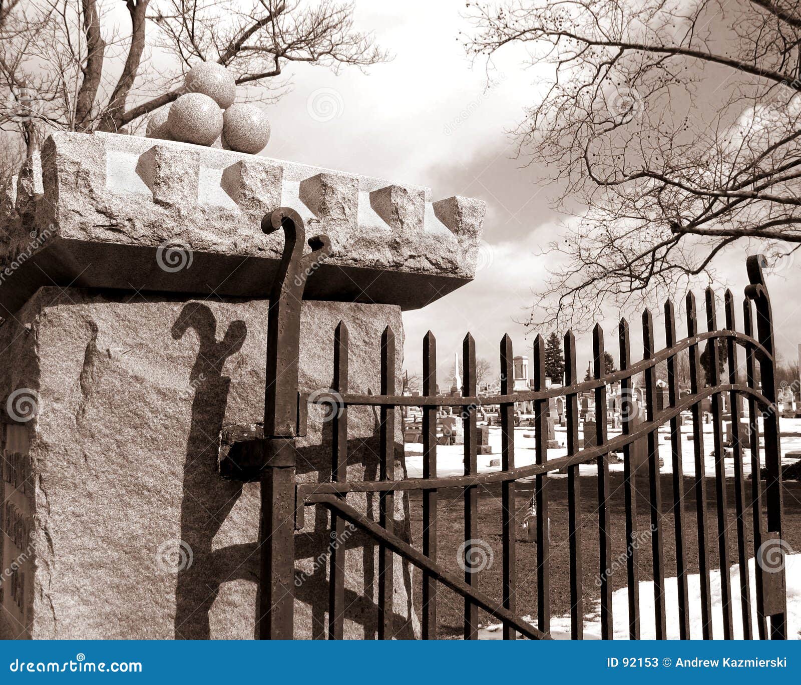 cemetery gates clipart - photo #36