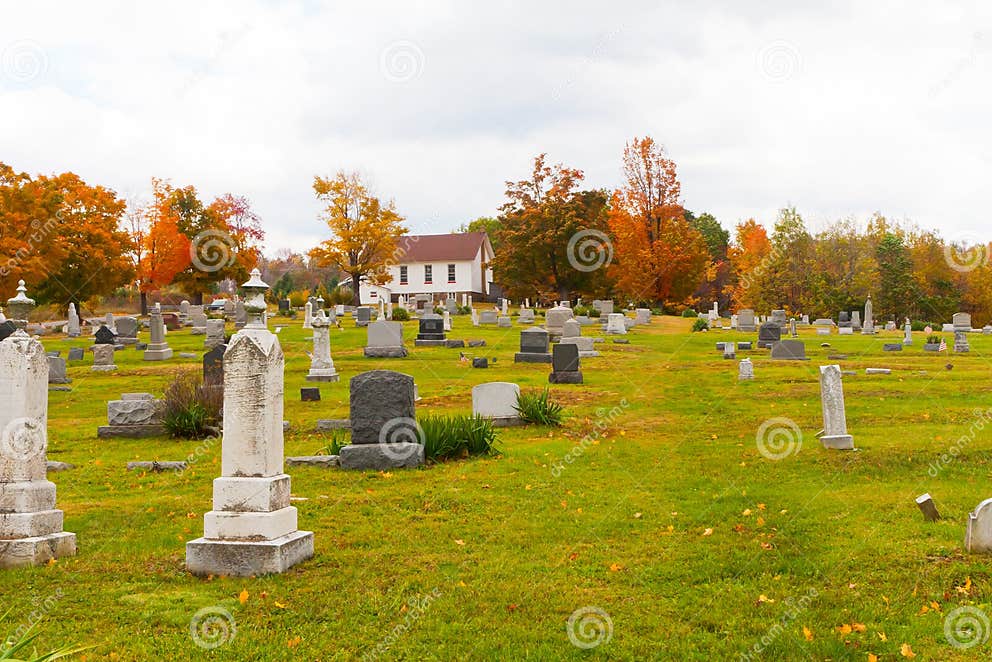 Cemetery in Pennsylvania stock image. Image of graveyard 21545187