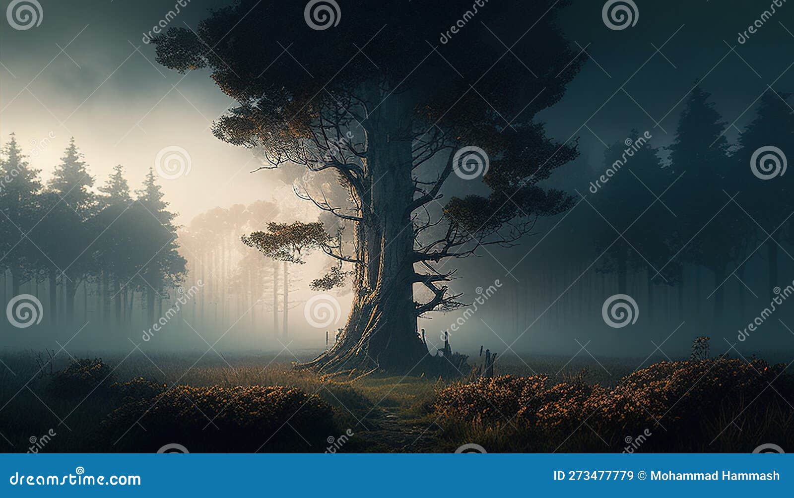 floresta cenário animê imagem generativo ai 22876830 Foto de stock