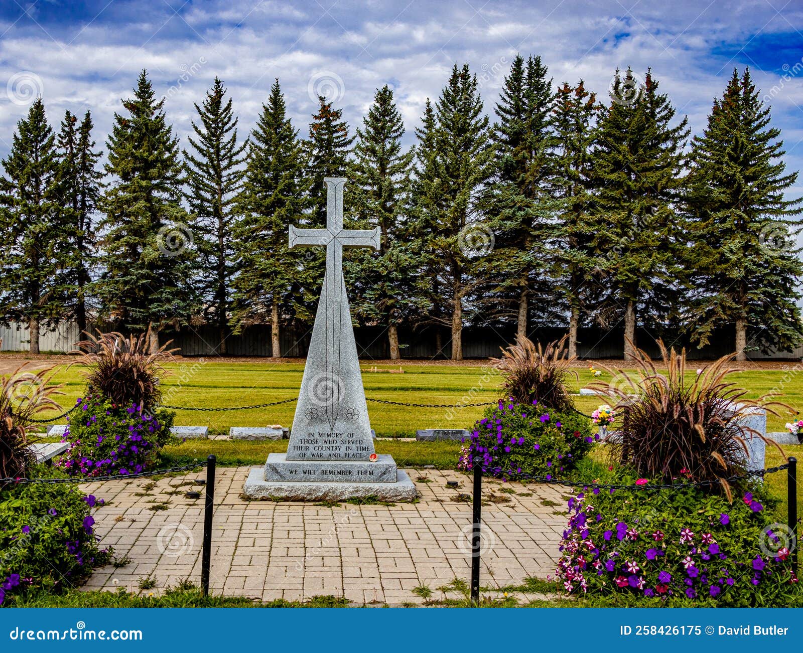 Cenotaph Cemetery Memorial and Military Portion of the Cemetery Olds