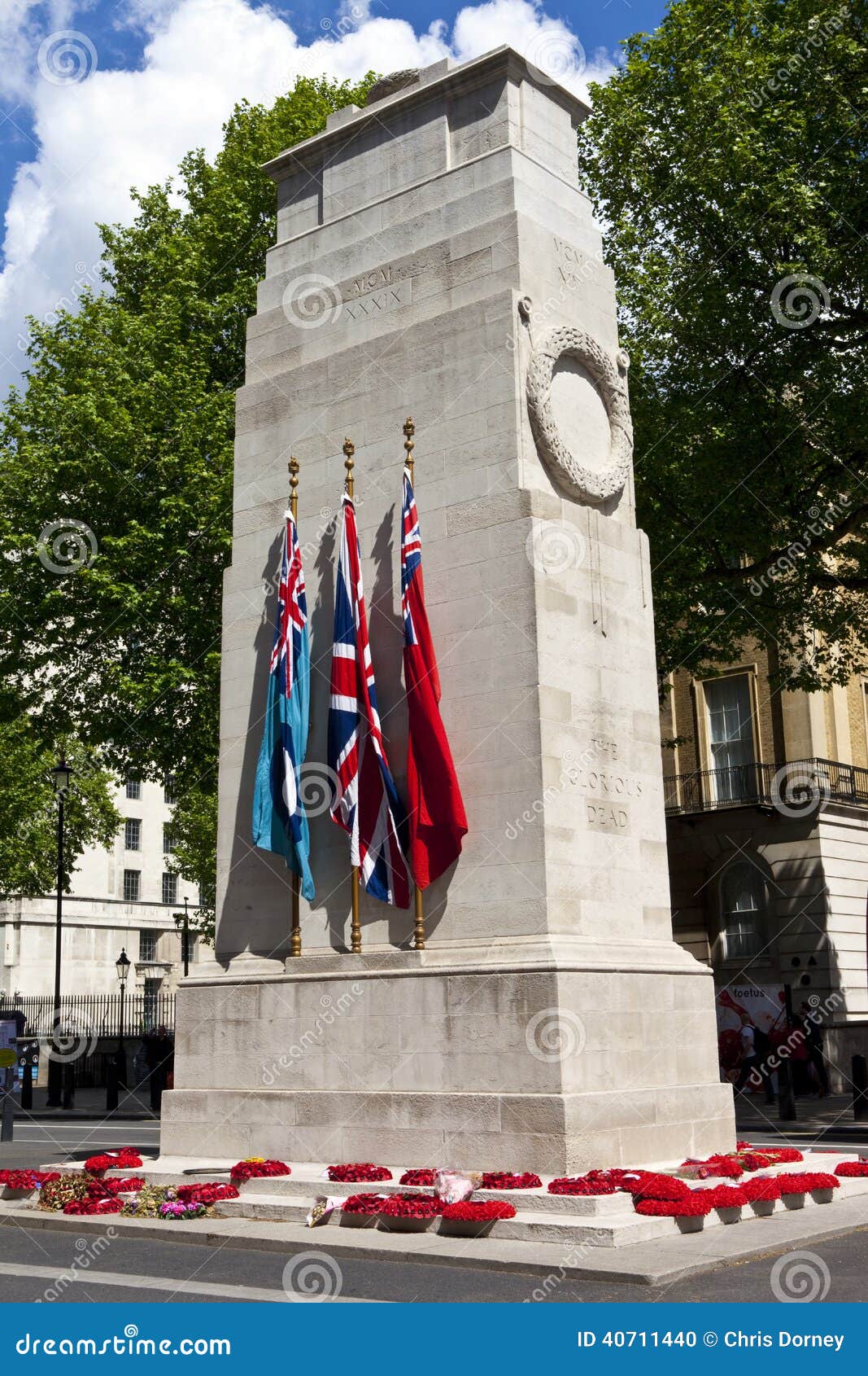 The Cenotaph in London stock photo. Image of forces, city 40711440