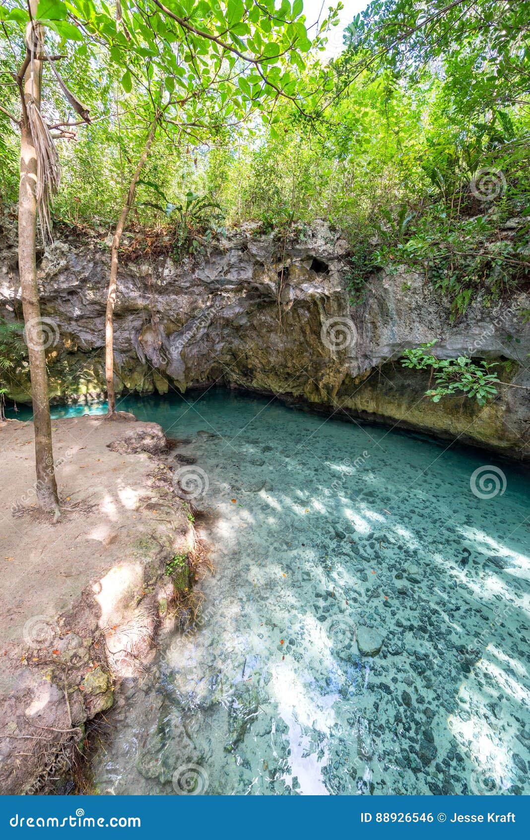 cenote near tulum, mexico