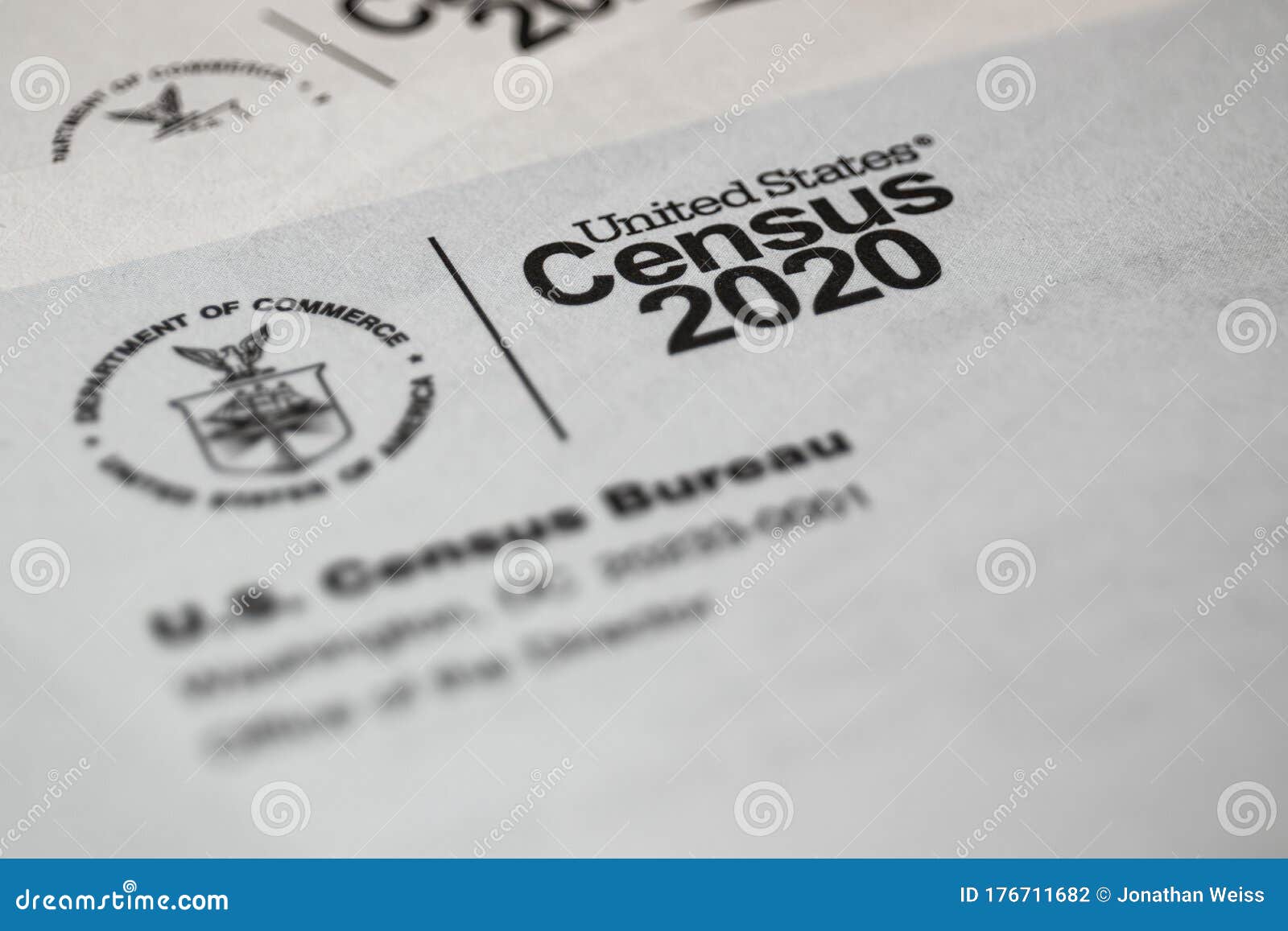 census 2020 form. the census is the procedure of systematically acquiring and recording information about the population.