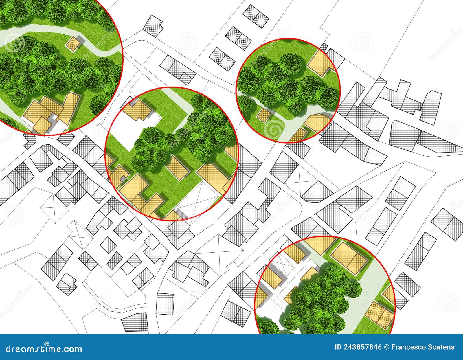 Census of Trees in Cities - Green Management and Tree Mapping Concept ...