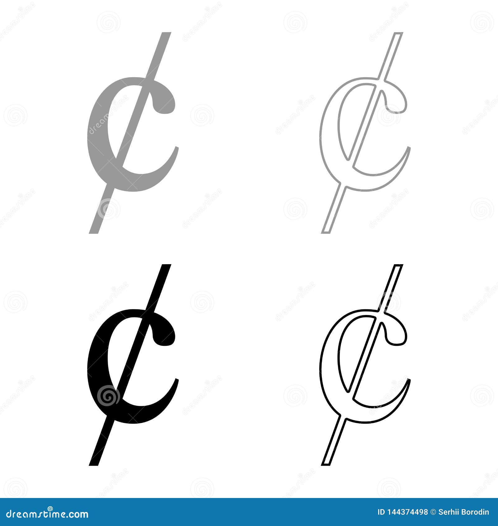 Cent Symbol SVG