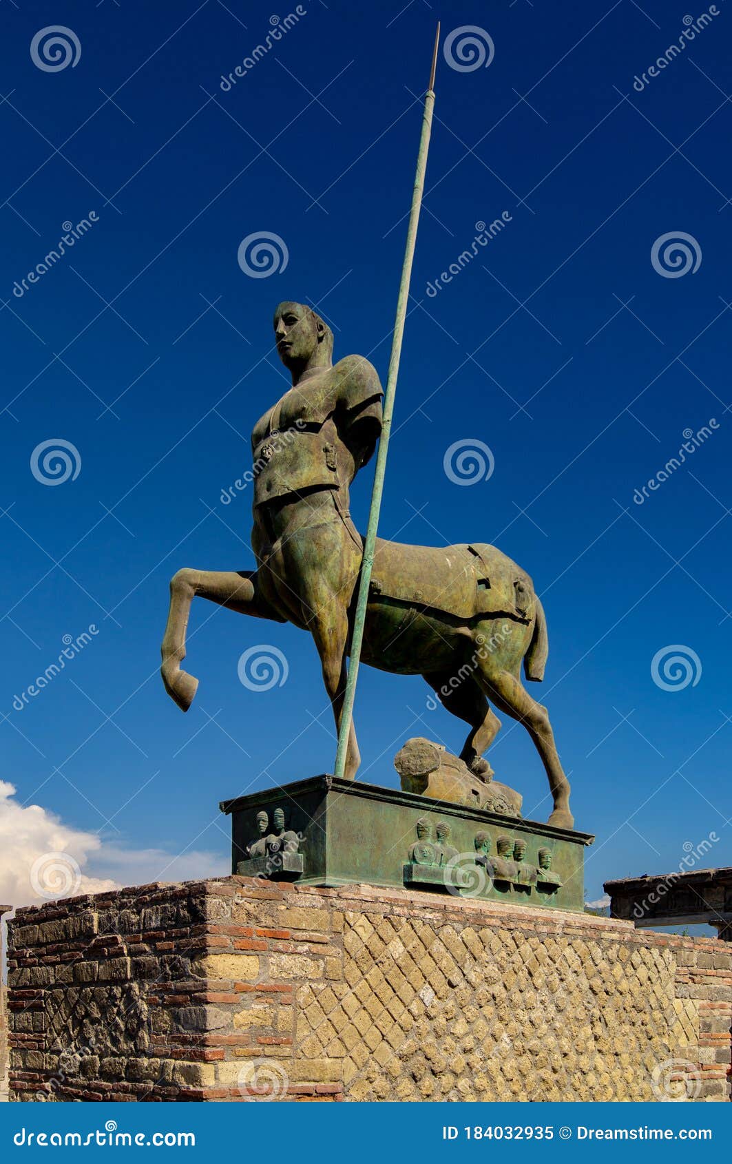 Centaur Sculpture By Igor Mitoraj Stock Image Image Of Monument Heaven