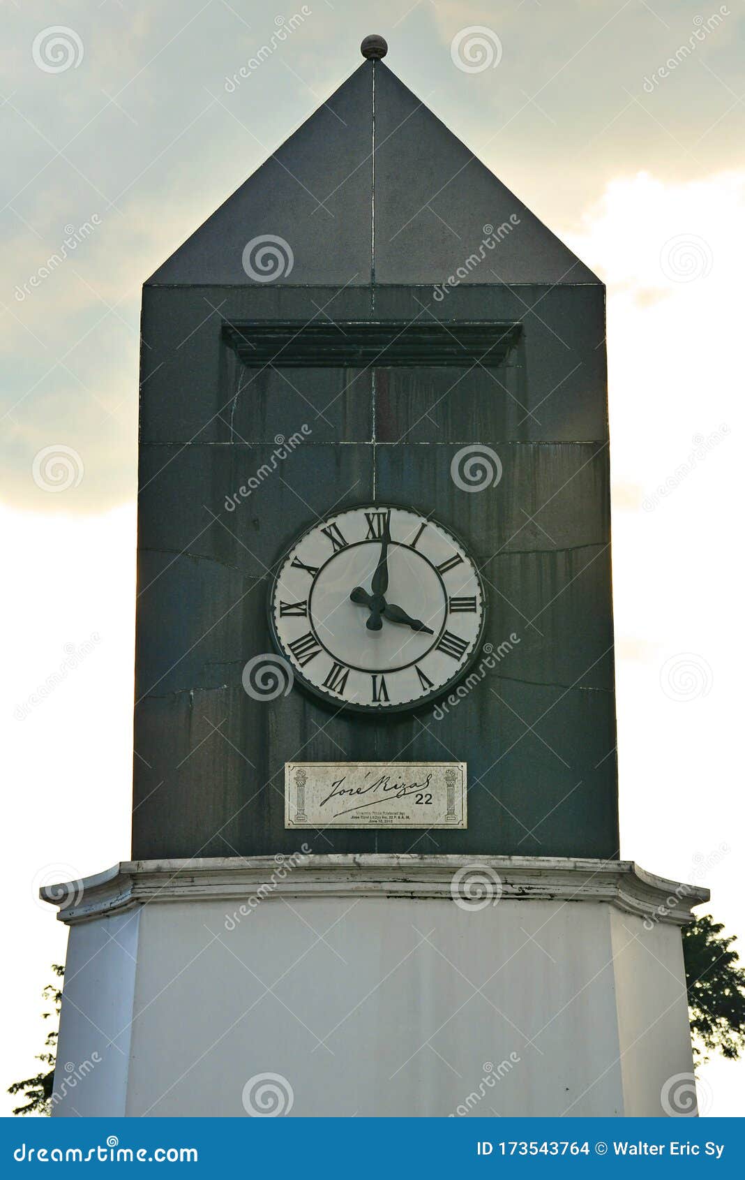 Centennial Or Memorial Clock In Manila, Philippines Editorial Image
