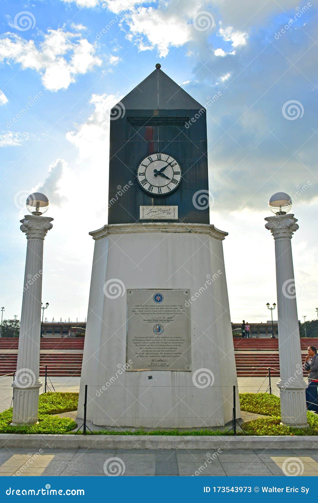 Centennial Or Memorial Clock In Manila, Philippines Editorial Image