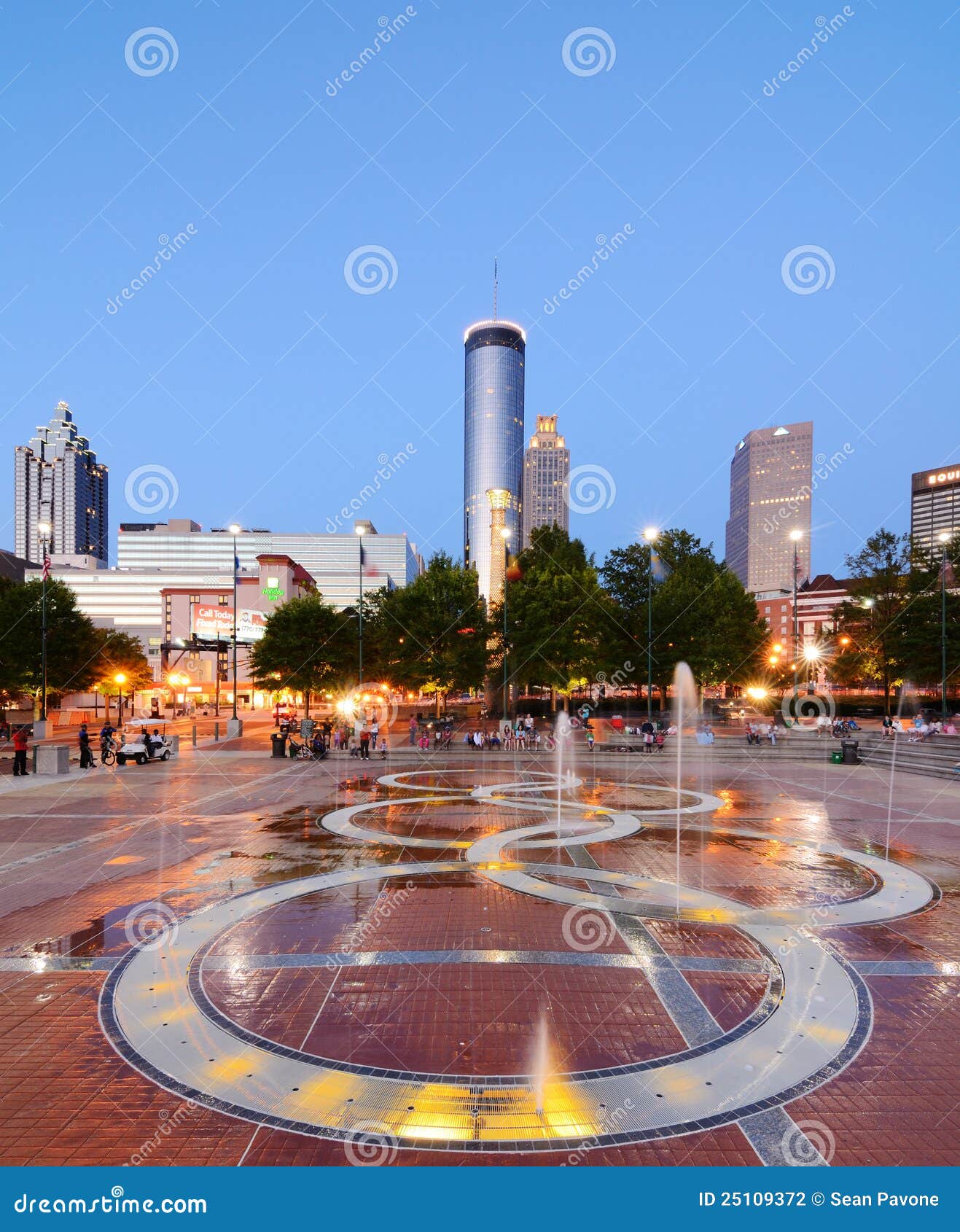 Centennial Olympic Park editorial photography. Image of park - 25109372