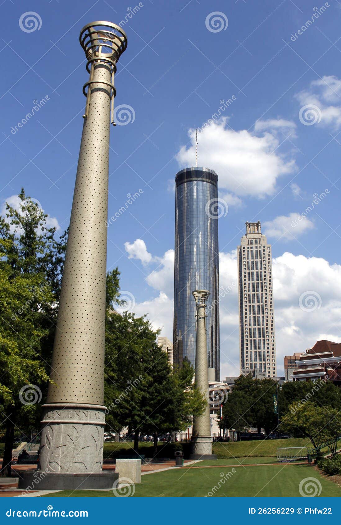 Centennial Olympic park editorial stock image. Image of southern - 26256229