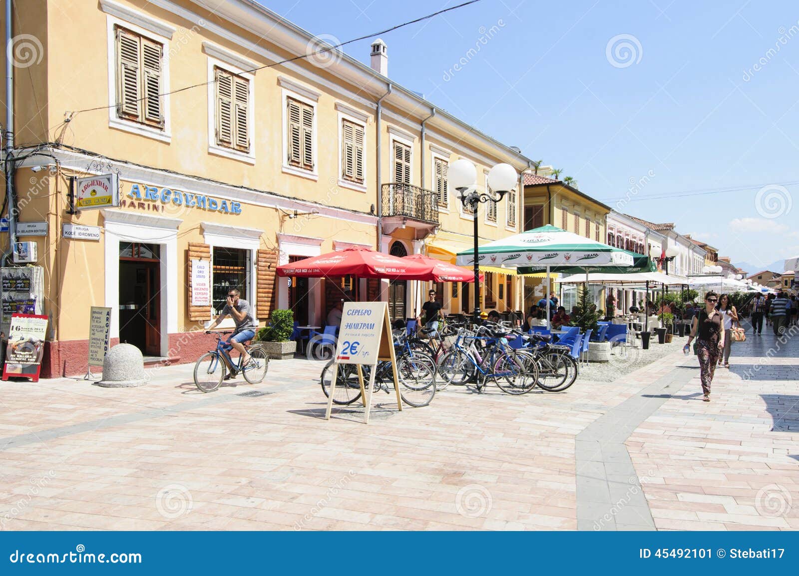 Center of Shkoder Albania Europe Editorial Photo - Image of horizontal ...