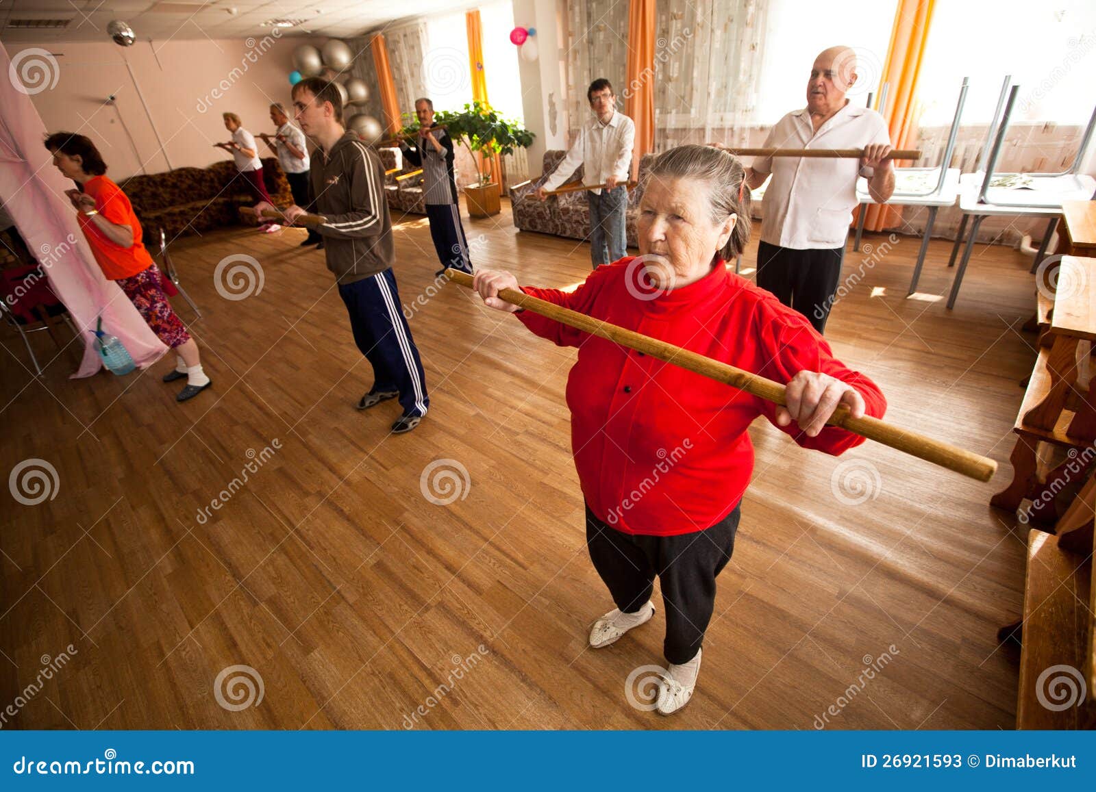 Center of Social Services for Pensioners/disabled Editorial Stock Photo