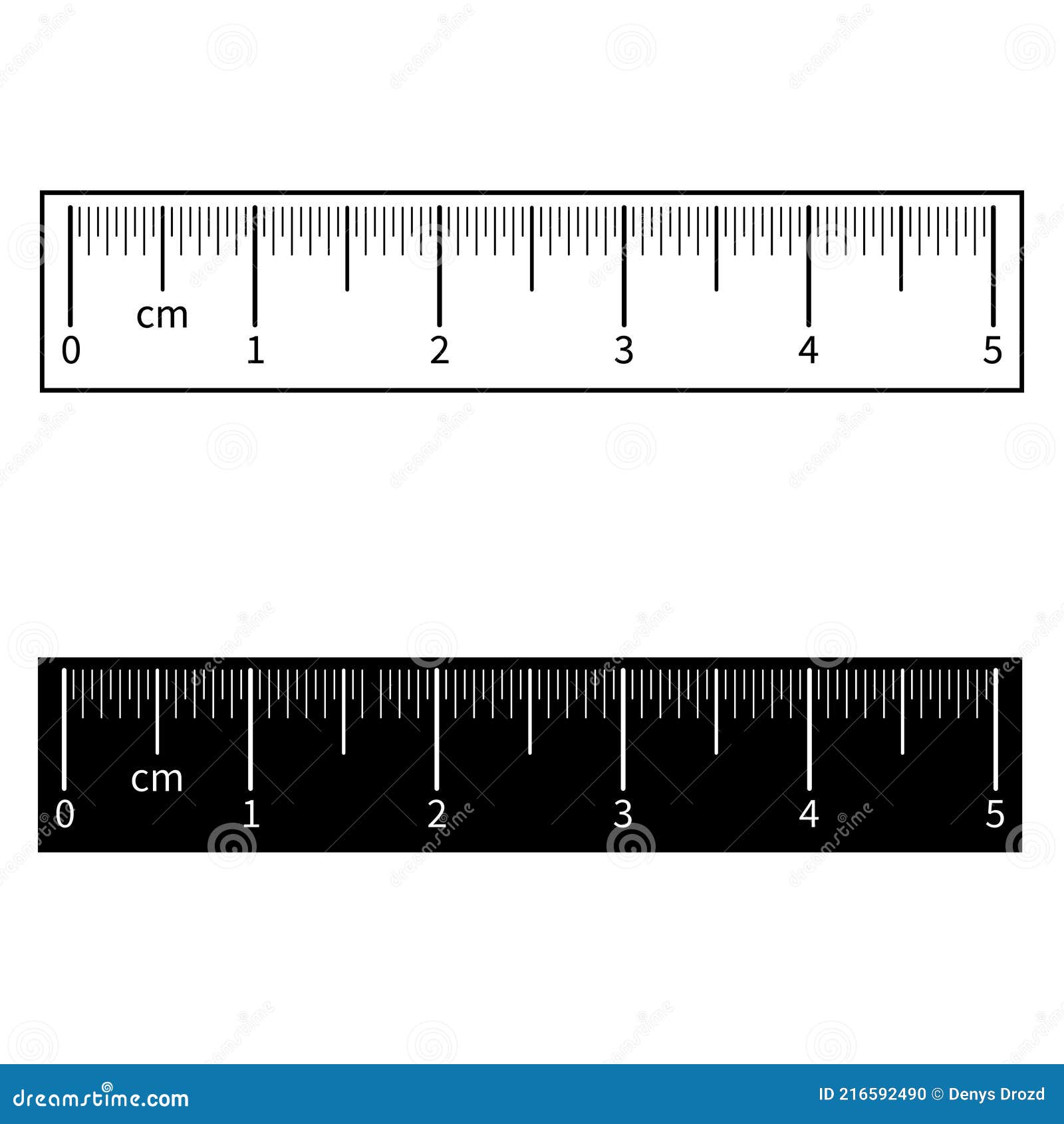 Centimeter Ruler Icon Vector Set. Chancellery Illustration Sign ...