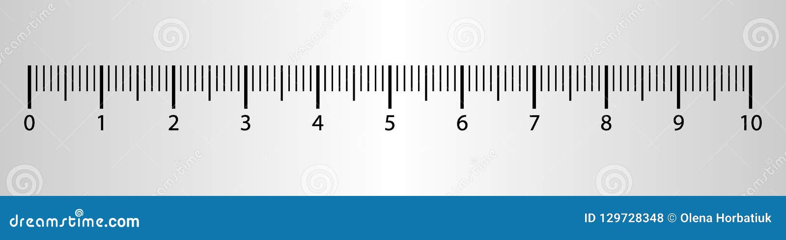 Centimeter Measurement Chart