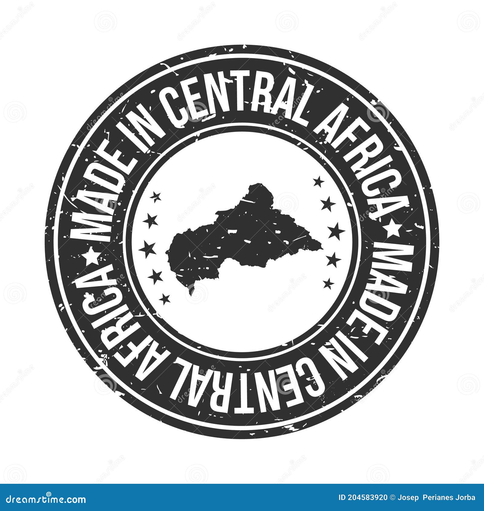 Download Central Africa Republic Symbol. Silhouette Icon Map. Design Grunge Vector. Product Export Seal ...