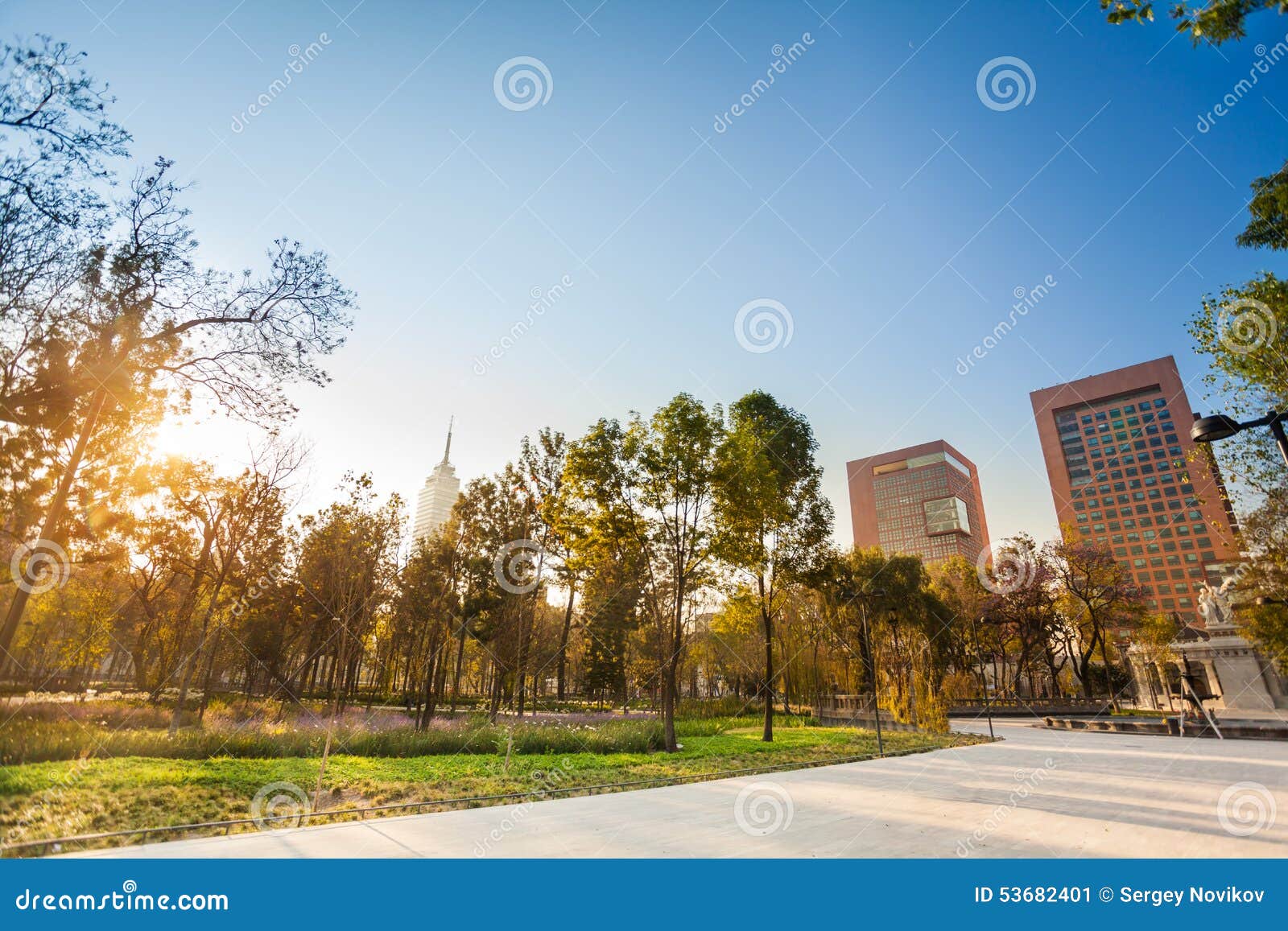 central alameda park in mexico city downtown