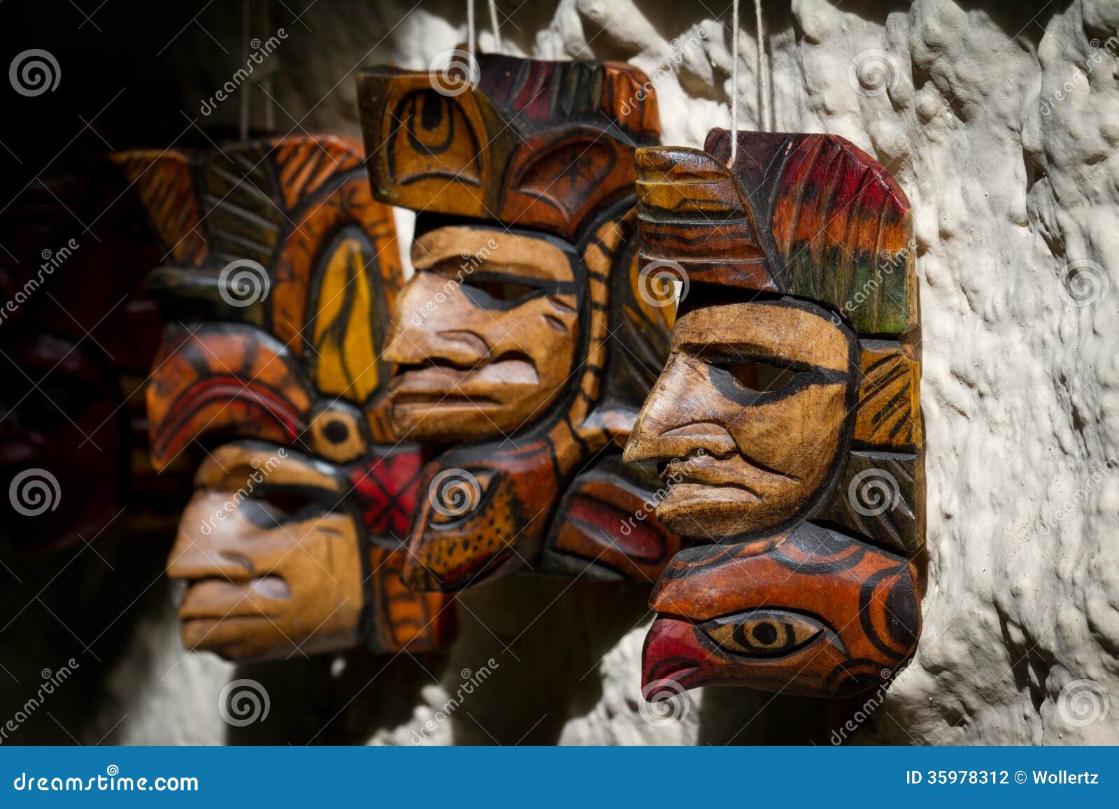 Central American Masks Stock Photography - Image: 35978312