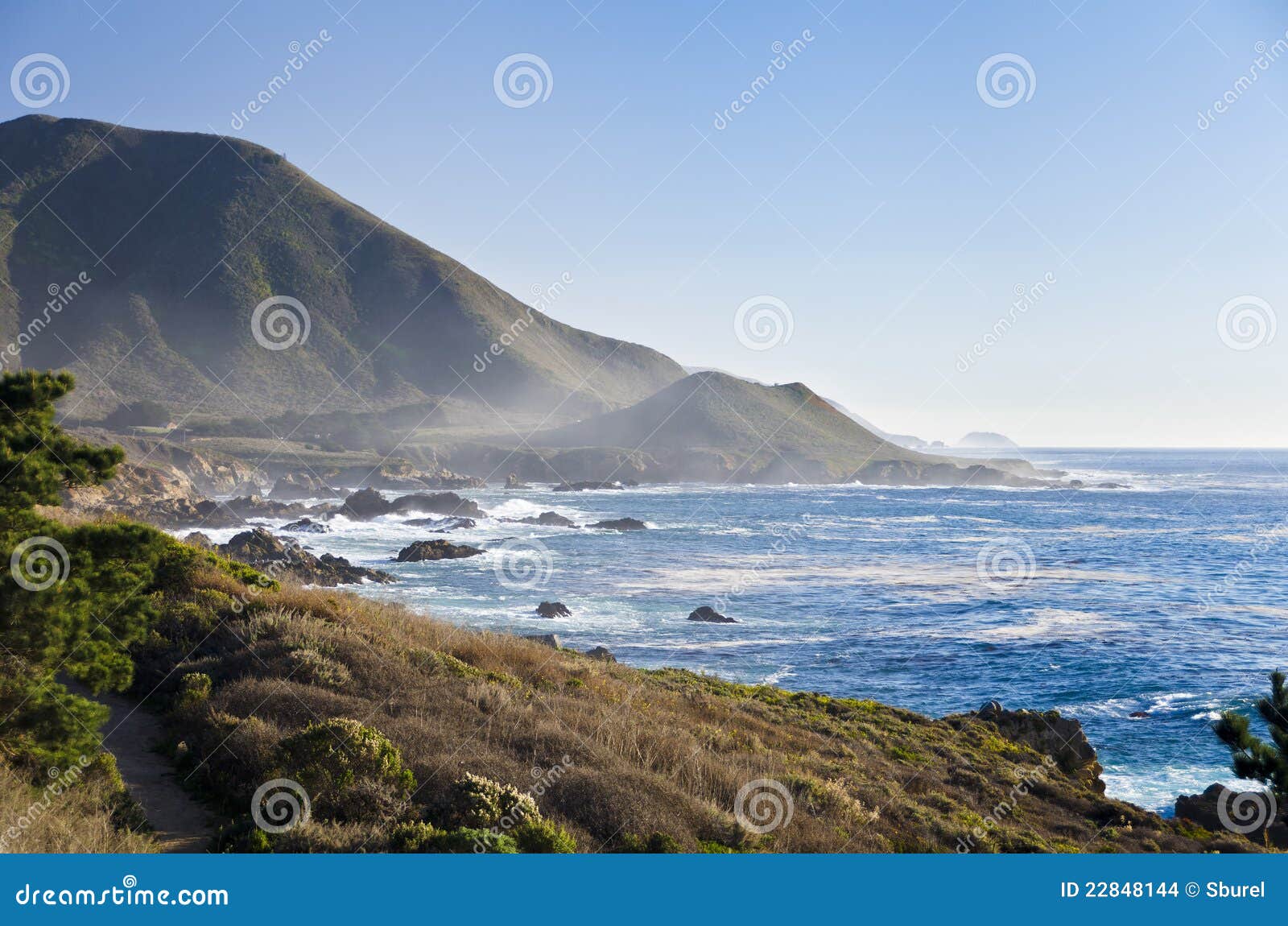 Central Coast, Big Sur, Monterey, California Stock Photo Image of ocean, central 22848144