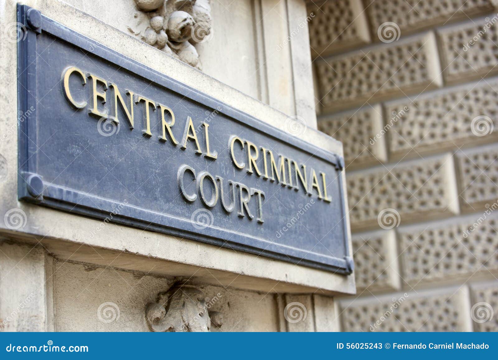 Central Criminal Court editorial stock photo. Image of sign - 56025243