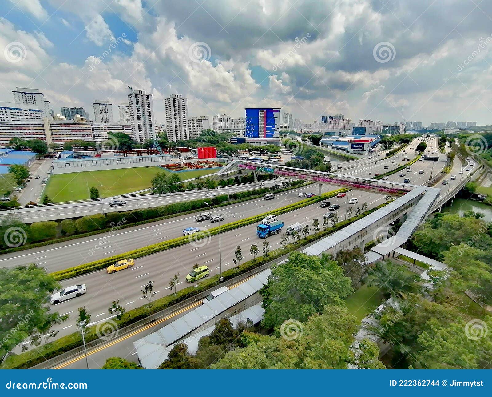 Central Expressway in Singapore Editorial Stock Image Image of