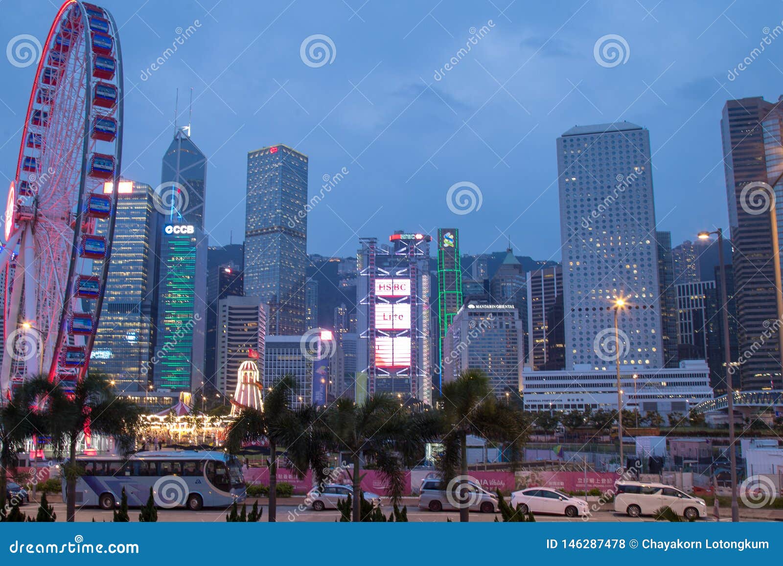 Hong Kong Observation Wheel at AIA Vitality Park, Hong Kong Island
