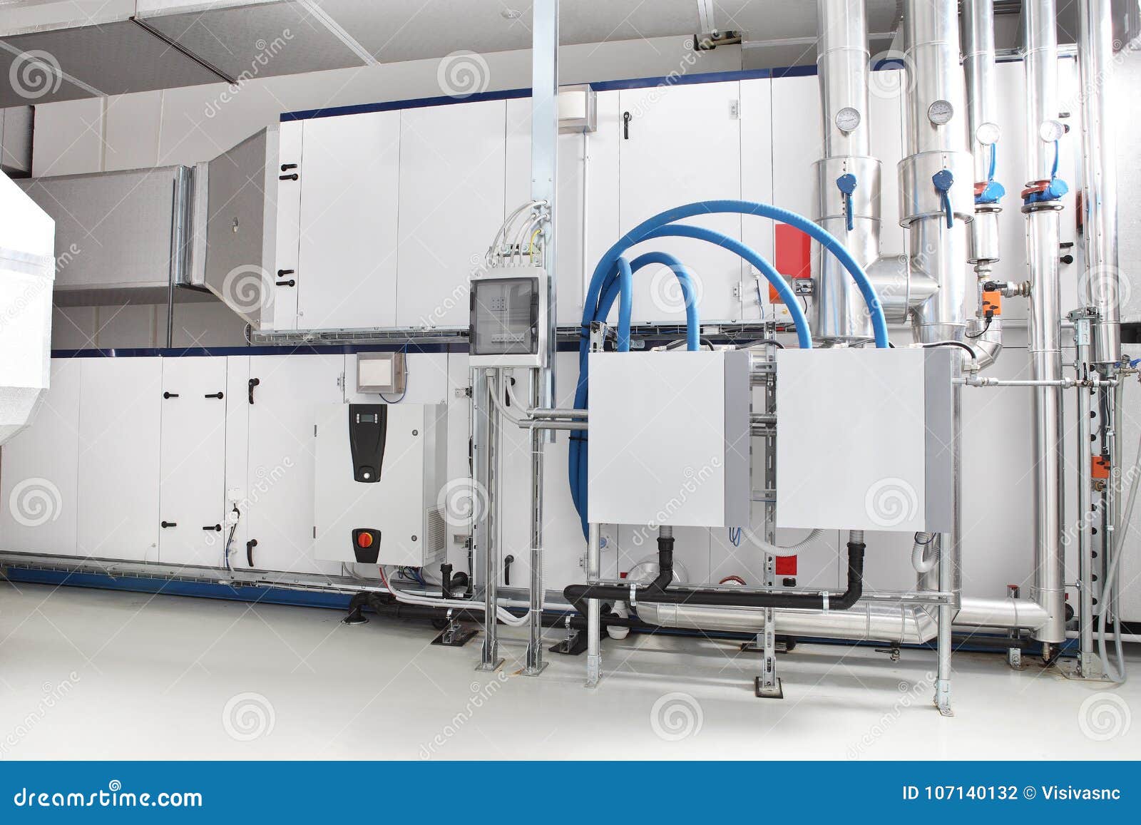 central heating and cooling air handling system