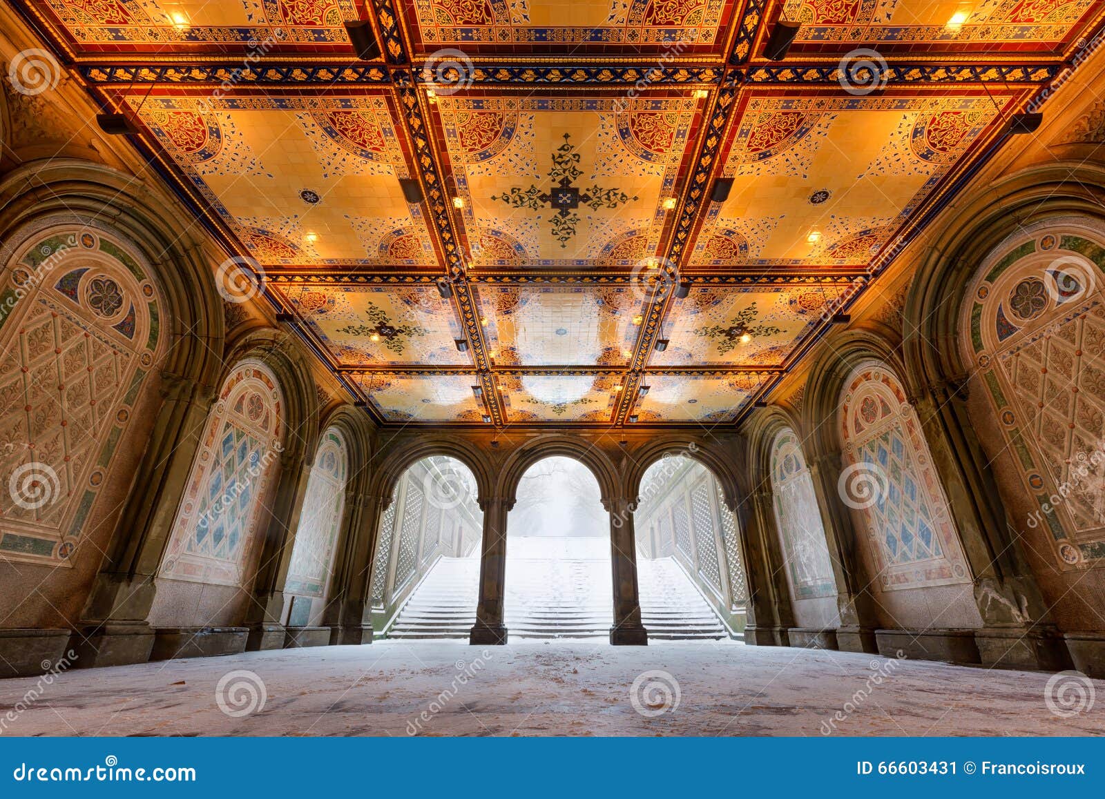 Inside Central Park: The Arcade at Bethesda Terrace