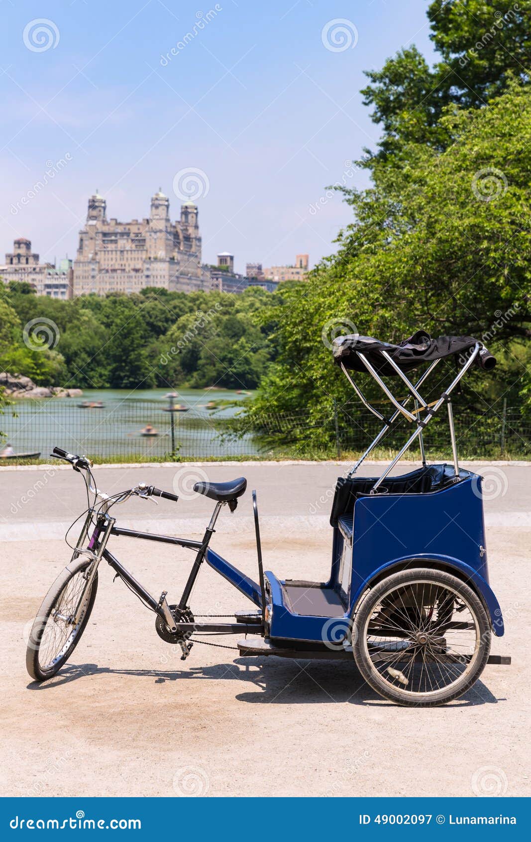 central park manhattan the lake rickshaw bike ny