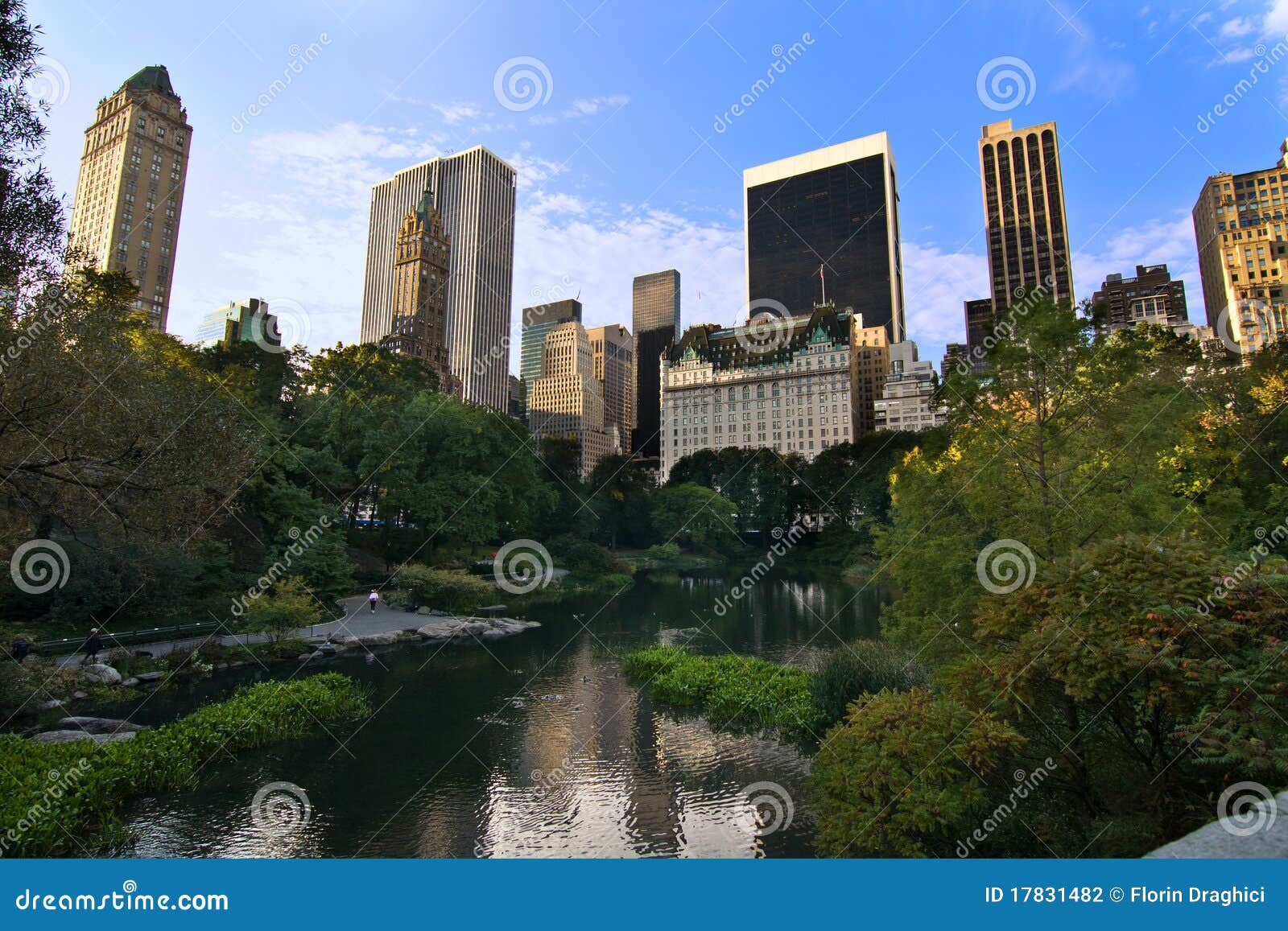 Central Park Skyline stock photo. Image of inviting, skyscrapers - 17831482