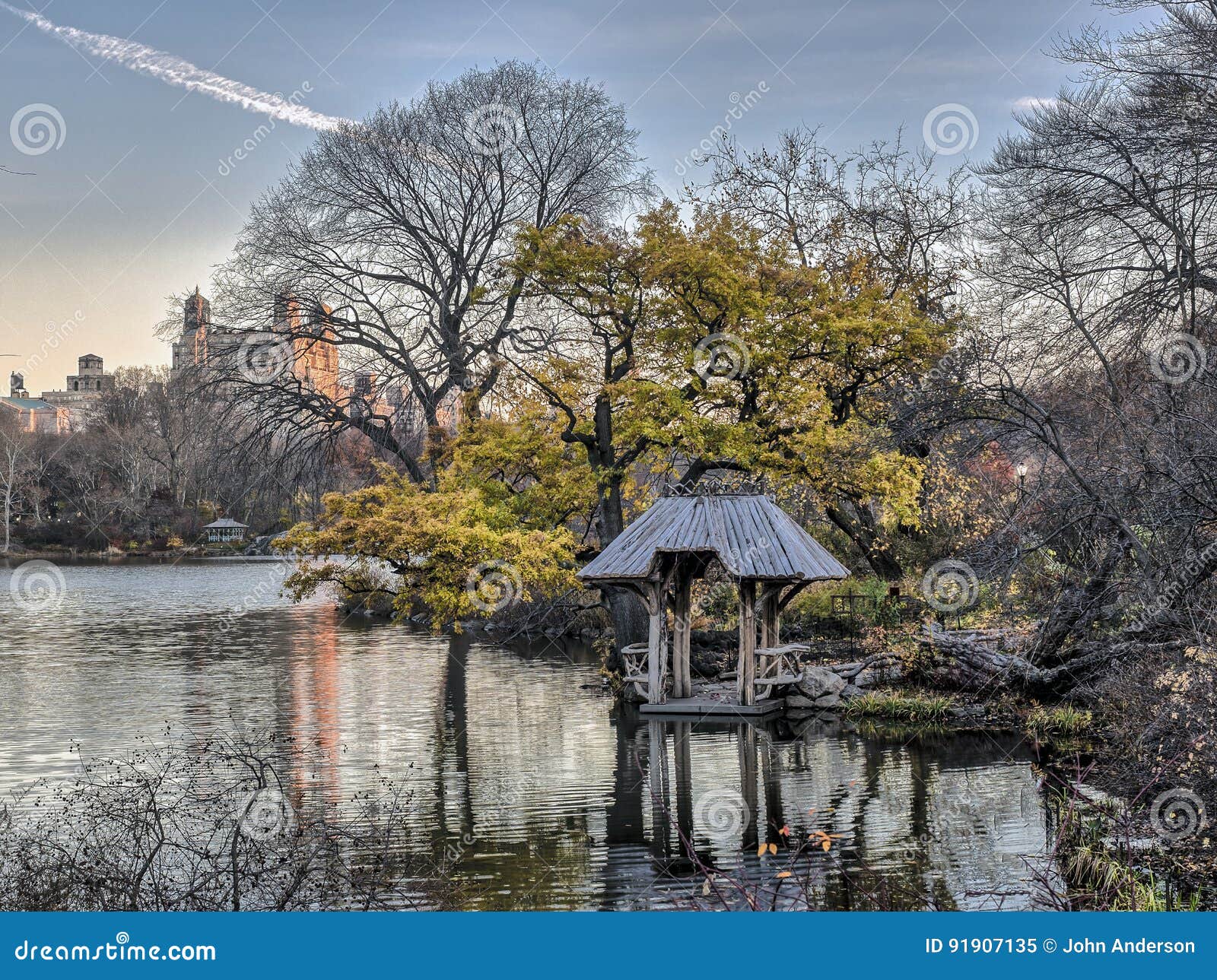 Central Park, Wagner Cove stock image. Image of view 91907135