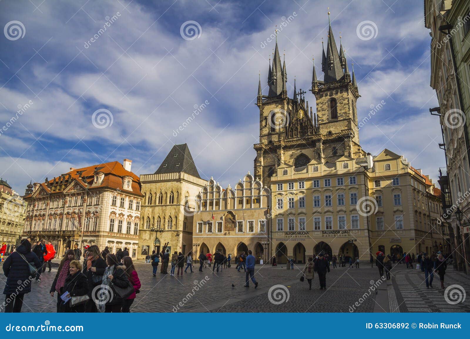 Central Place in Old Town of Prague Editorial Photography Image of